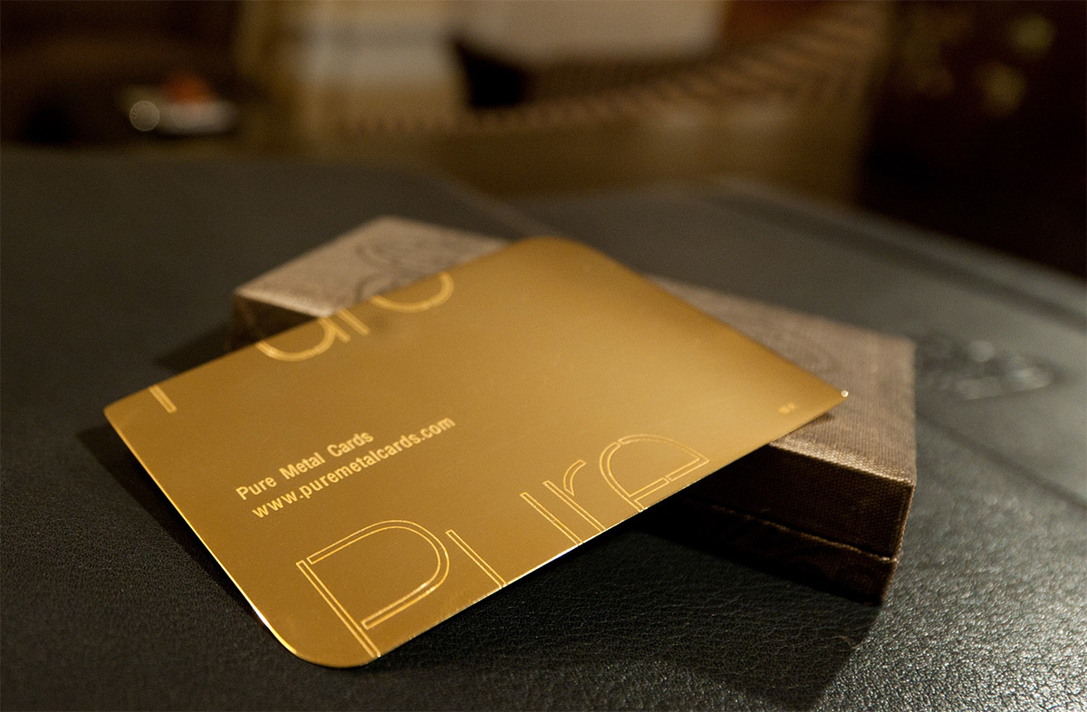 Gold Business Card