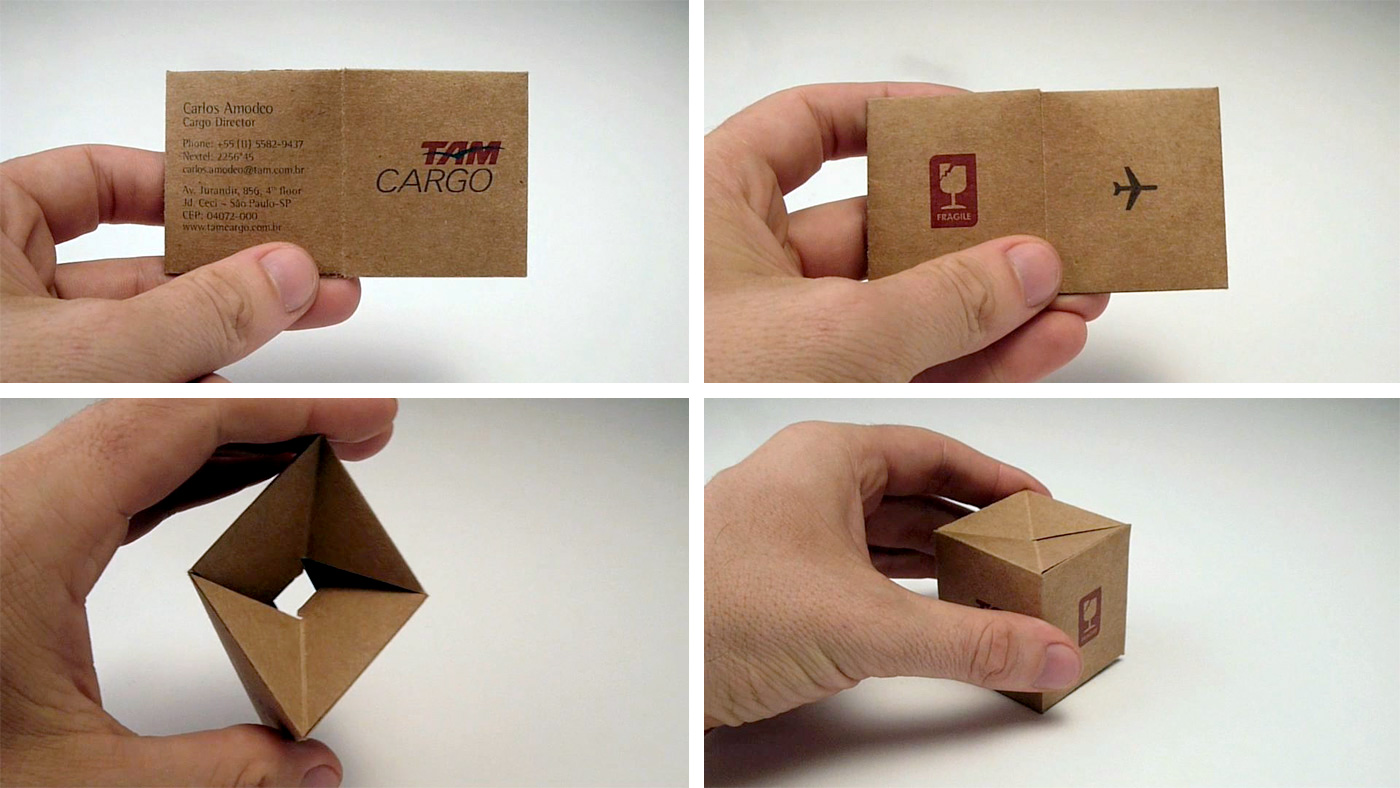 Shipping Box Business Card