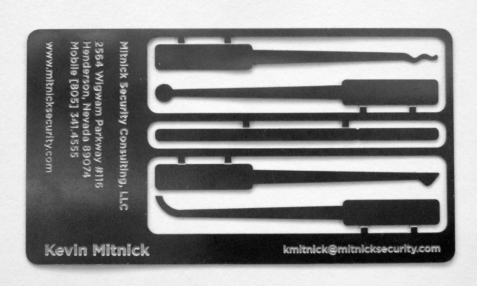 Lock Pick Business Card