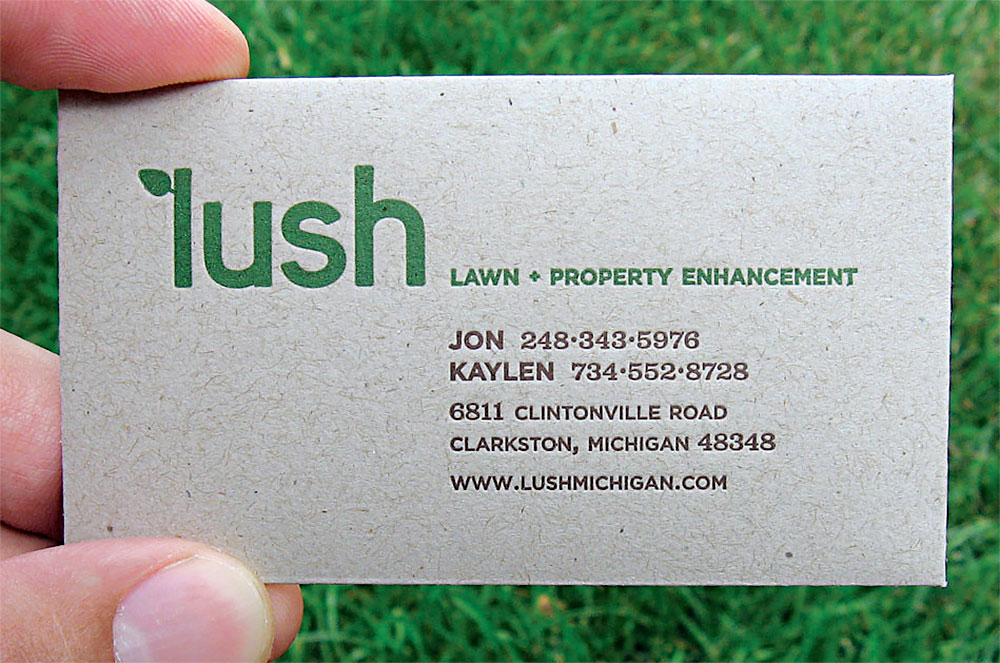 Lush Business Card